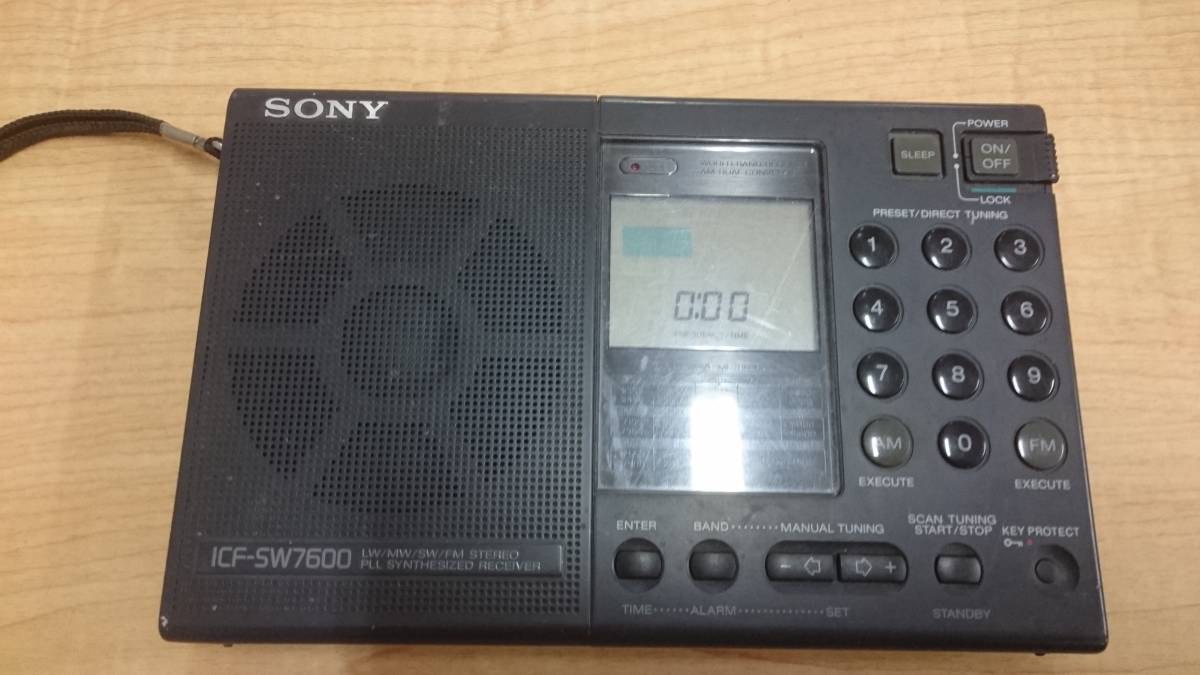 SONY ICF-SW7600GR AM/FM/SWラジオ　ジャンク品 SONY ICF-SW7600 ラジオ ジャンク品 【公式通販】