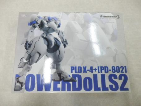 未組立 PLUM パワードールズ2 PLD X-4 + PD-802 装甲歩兵 /プラモ