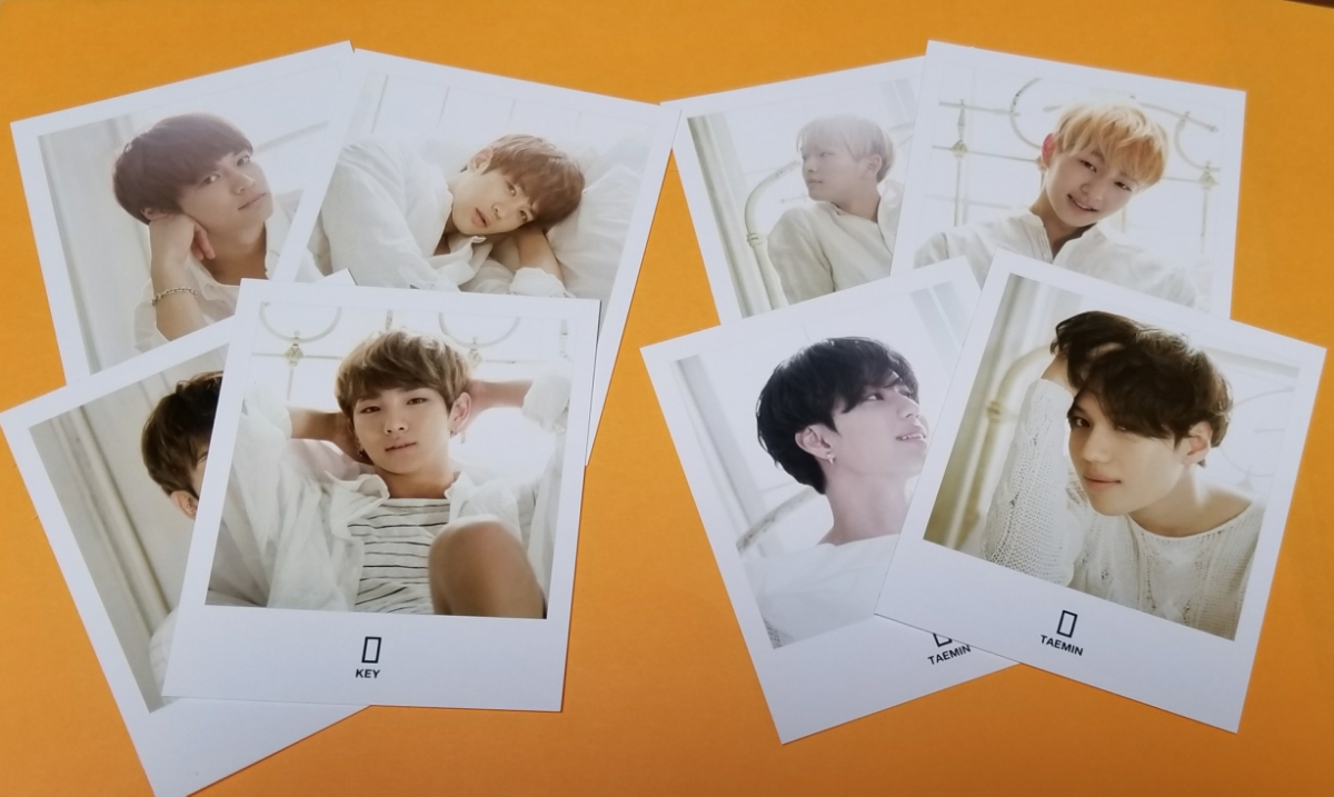 SHINee 缶入りポラロイド風ポストカードセット SUM公式オニュ 