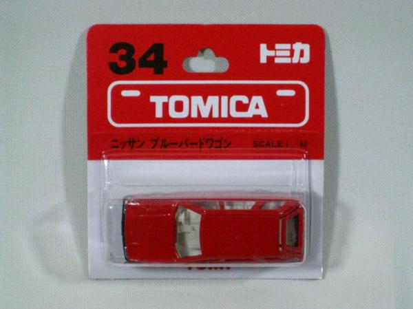 トミカ 34 ニッサン ブルーバードワゴン 日本製_1