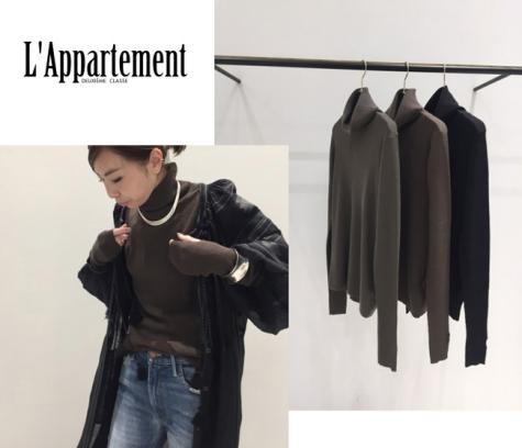 大人気，お得 今季 アパルトモン タートルネックリブニット(トップス)｜売買されたオークション情報、yahooの商品情報をアーカイブ公開 - オークファン トップス