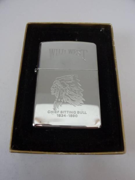 ZIPPO 1993年製 - wild ジッポー の落札相場 (ライター) west」Zippo 