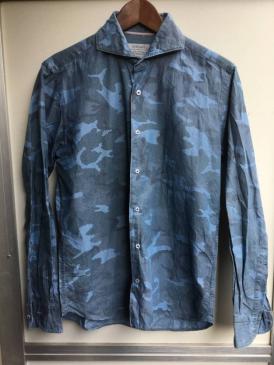 最新作，お得 ORIAN DENIM DIVISION オリアン ホリゾンタルカラーシャツ M カモフラ(Mサイズ)｜売買されたオークション情報、yahooの商品情報をアーカイブ公開 - オークファン 男性用