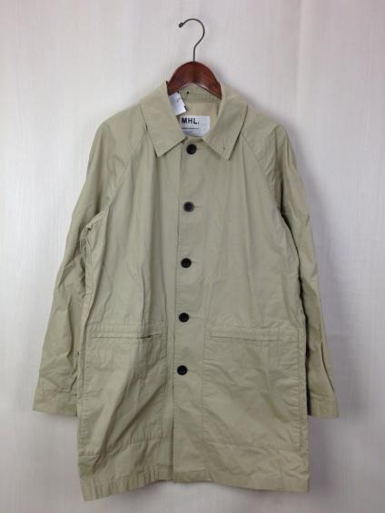 MARGARET COTTON MHL. マーガレットハウエル ステンカラーコート