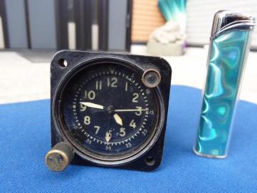 ウォルサム コックピットクロック 航空時計 ハック付 不動品