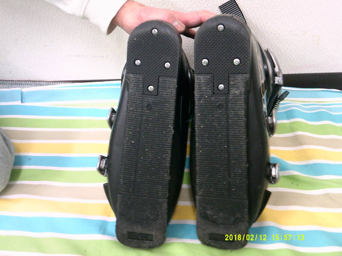 27-27.5cm KASTLE スキー ブーツ ブラック黒色ブラック初心者