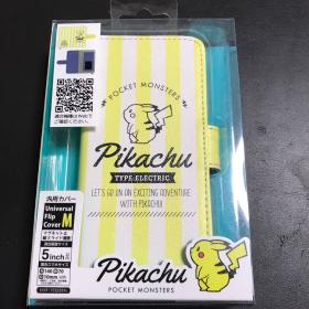 ポケモンセンター限定 ピカチュウ iPhone スマートフォン ユニバーサル フラップ カバー ケース 新品未開封