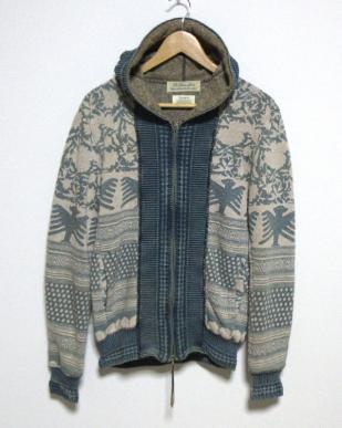 REMI RELIEFレミレリーフ インディゴ ネイティブ パーカー M//デニム
