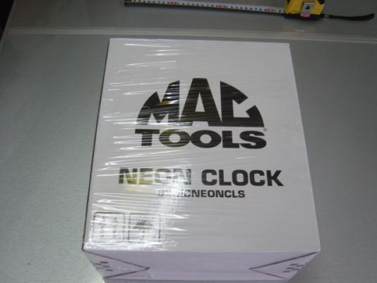 数量限定品 mac tools マックツール ネオンクロック 置時計 【公式通販】