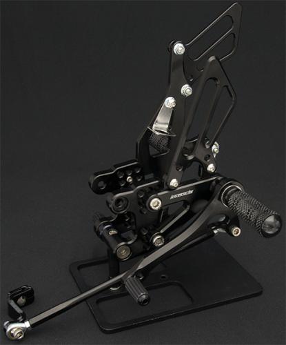 ZX-12R ZX12R 00-06 バックステップ rearsets Black