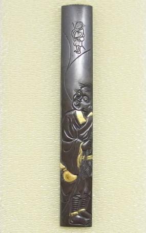 鉄拐仙人図小柄