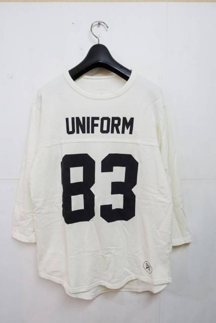 uniform experiment ユニフォームエクスペリメント ナンバリング フットボールTシャツ 3