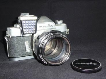 minolta SR-1 MC ROKKOR-PG 58mm1:1.2 露出計付　良品ジャンク