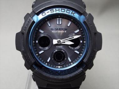 ★ CASIO/カシオ G-SHOCK マルチバンド6 電波/タフソーラー デジアナ腕時計 AWG-M100A ★ 管NO.3WJ22y