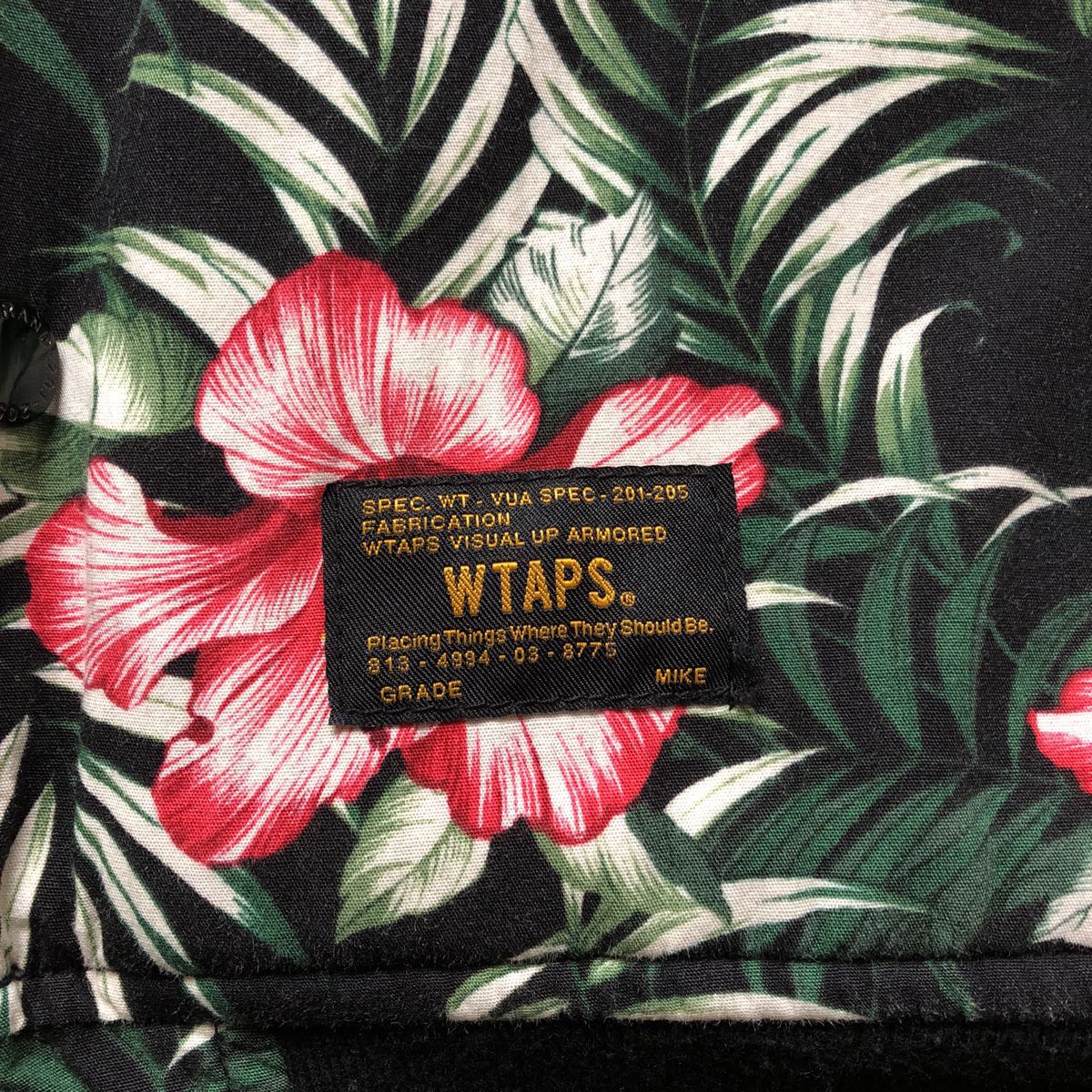 w-taps◇2015SS/TEAM JK/M/コットン/NVY/花柄 【公式通販】
