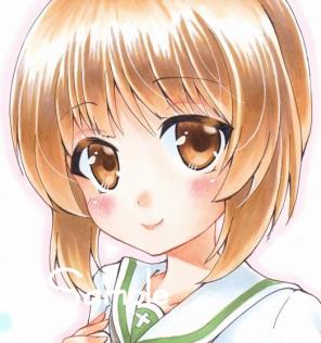 同人手描きイラスト ガールズ パンツァー 西住 みほ 制服 ガルパン 大洗女子 手描きイラスト 売買されたオークション情報 Yahooの商品情報をアーカイブ公開 オークファン Aucfan Com