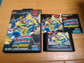 MD 海外版メガドライブ ソフト CaptainAmerica and theAvengers キャプテンアメリカ 箱 説明書付き