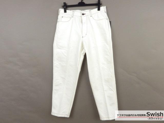 【E03】【ESSAY エッセイ 新品 P-3 デニムパンツ M 白 ②】