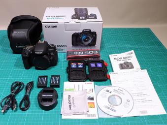 Canon EOS 8000D ボディ ショット数 少 互換バッテリー Newmowa