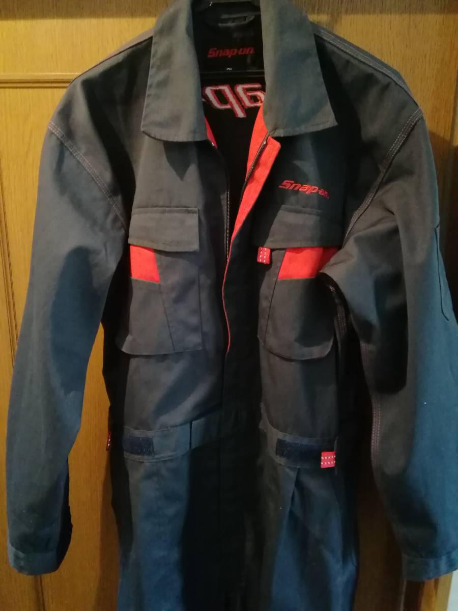 美品 スナップオン ストーンウォッシュツナギ スナップオン つなぎ
