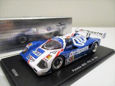 1/43 Spark ポルシェ 962C #52 Art Sports 0123 LM 1991