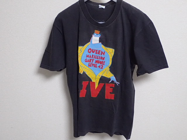 【 80S Queen Vintage 】 80年代 クイーン ヴィンテージ Tシャツ 本物 当時物 prince David bowie jam black sabbath ロックT