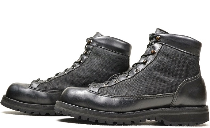中古 (10EE) 黒タグ Danner ダナーライト 31400X ブラック ブラック