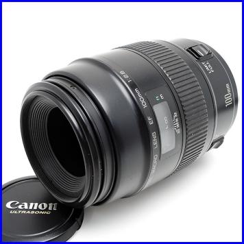 質屋出品☆CANON MACRO LENS EF 100mm 1:2.8 単焦点マクロレンズ 中古 動作