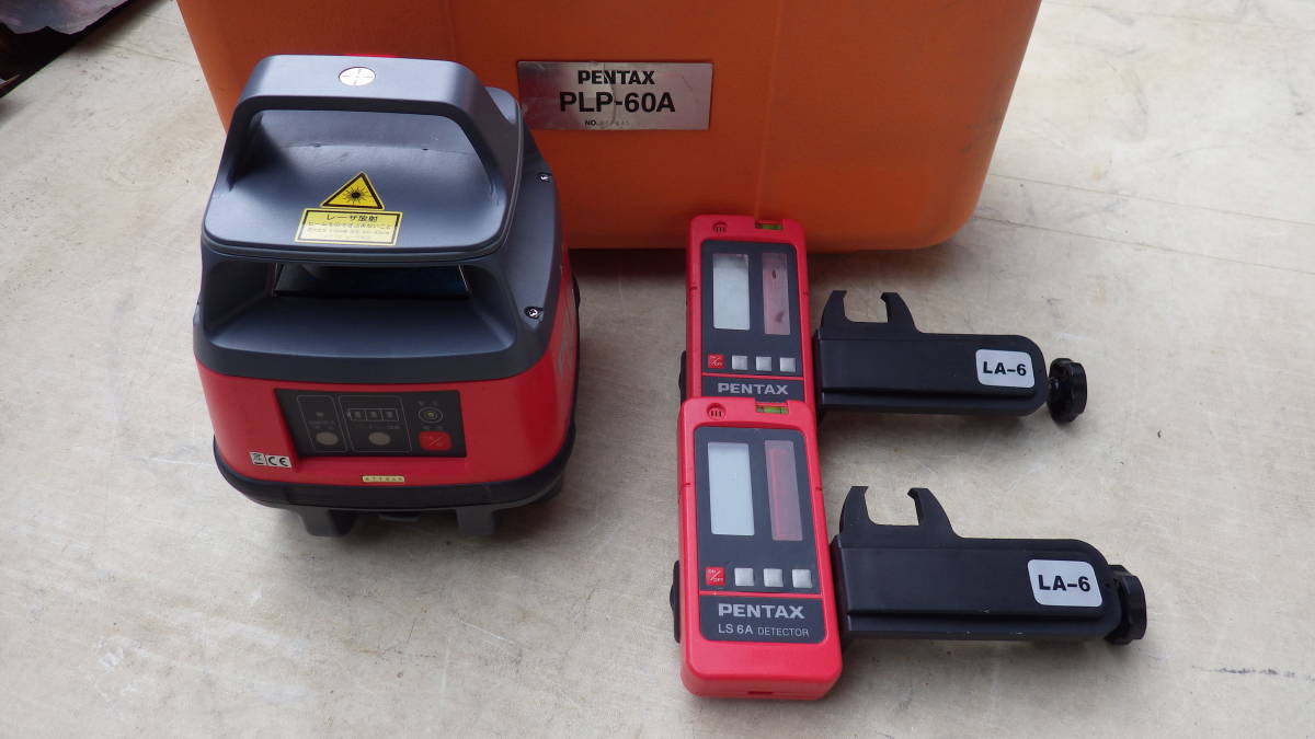 ペンタックス レーザーレベル PLP-60A 受光器 LA-6 測量 レベル
