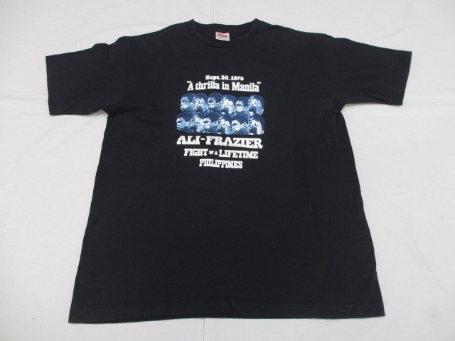 2000年 Supreme Ali vs Frazier Tee Tシャツ 黒 L モハメドアリ ジョー 