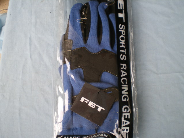 FET 3D レーシンググローブ　青/黒　Ｓ ★　新色　★　 FET(エフイーティー) スポーツ レーシンググローブ FET｜FET LIGHT イエロー×ブラック