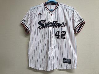 東京ヤクルトスワローズ #42 坂口智隆 レプリカユニフォーム Majestic