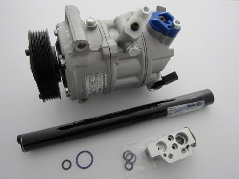 新品♪ＶＷ　トゥーラン　エアコンコンプレッサー　セット