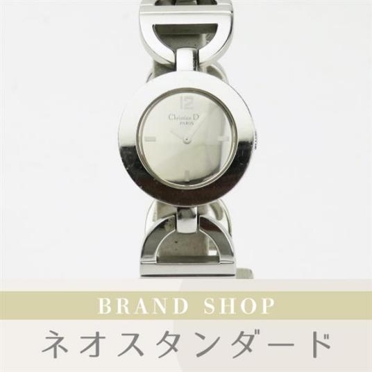 ディオール マリス 腕時計 CD022110 クオーツ シルバー文字盤 Dior
