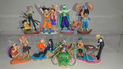 全8種コンプ/ ドラゴンボール カプセル ・ ネオ with ワンピース 全7種