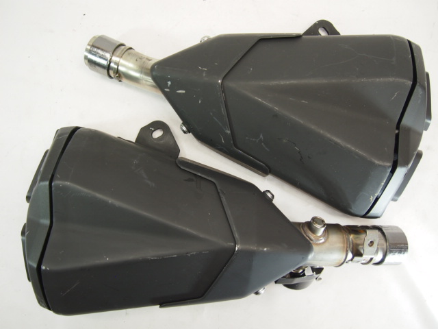 Kawasaki Ninja1000 純正マフラー 左右 車検対応 ZX1000 Z1000/ニンジャ1000純正サイレンサー左右ZX1000G/H_純正戻しにNINJA