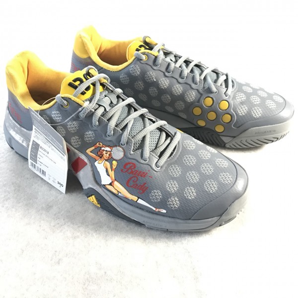 ★新品★adidas 2015 ラッキーレディ　テニスシューズ　灰30.0cm