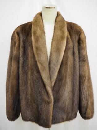 大得価，SALE デミバフミンク ハーフコート 着丈60㎝ SAGAロイヤル(ミンク)｜売買されたオークション情報、yahooの商品情報をアーカイブ公開 - オークファン ミンク