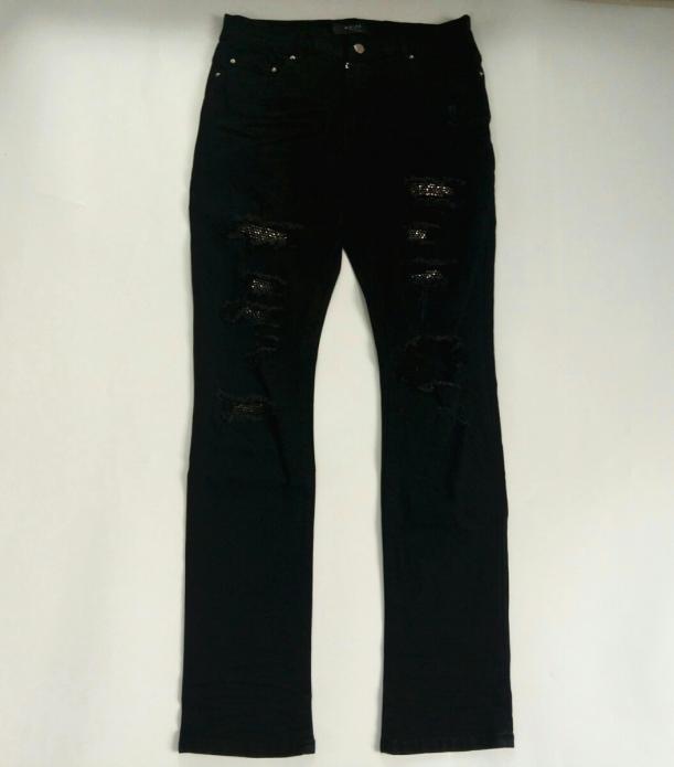 AMIRI アミリ スワロフスキーパッチ ダメージ加工 ジーンズ デニム 