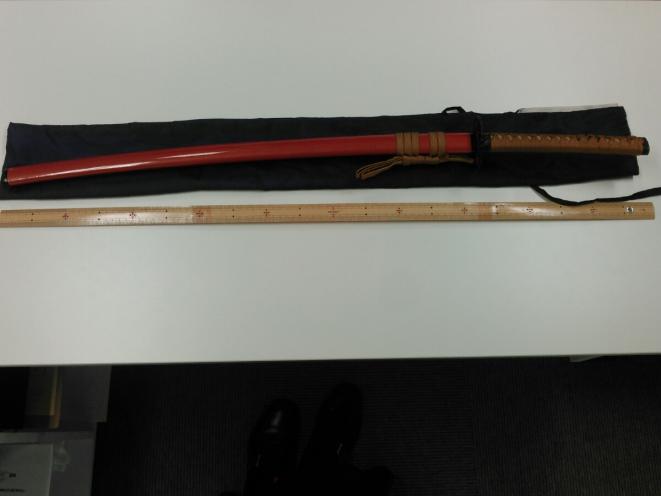 1803TTG020 日本刀 模造刀 拵え 武具 太刀/脇差 計2本