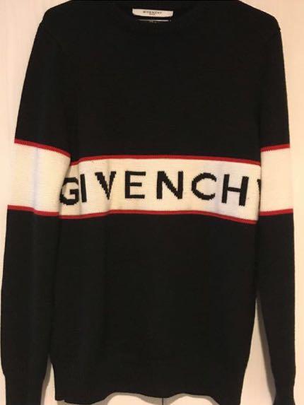 GIVENCHY ニットセーター 正規品 ニット セーター GIVENCHY スウェット ロゴ ニットセーター