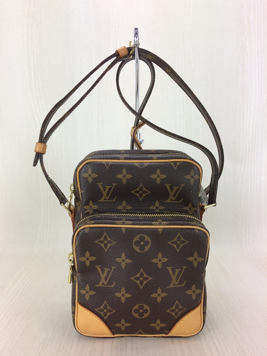 LOUIS VUITTON◆アマゾン_モノグラムキャンバス/ショルダーバッグ/鞄/PVC/茶/M45236/TH0036/SPB
