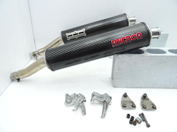 バイク用 マイクロン micron マフラー 汎用 汎用 バイク スリップオン