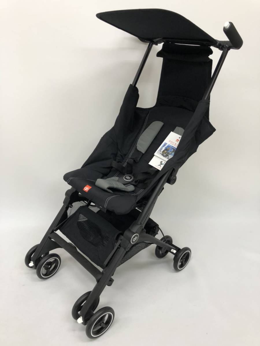 外出・移動用品 ポキット gb ベビーカー グリーン 折りたたみ 飛行機 機内