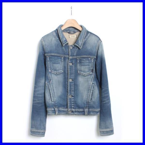 ☆ヤヌーク YANUK デニット デニムジャケット レディース ブルー S