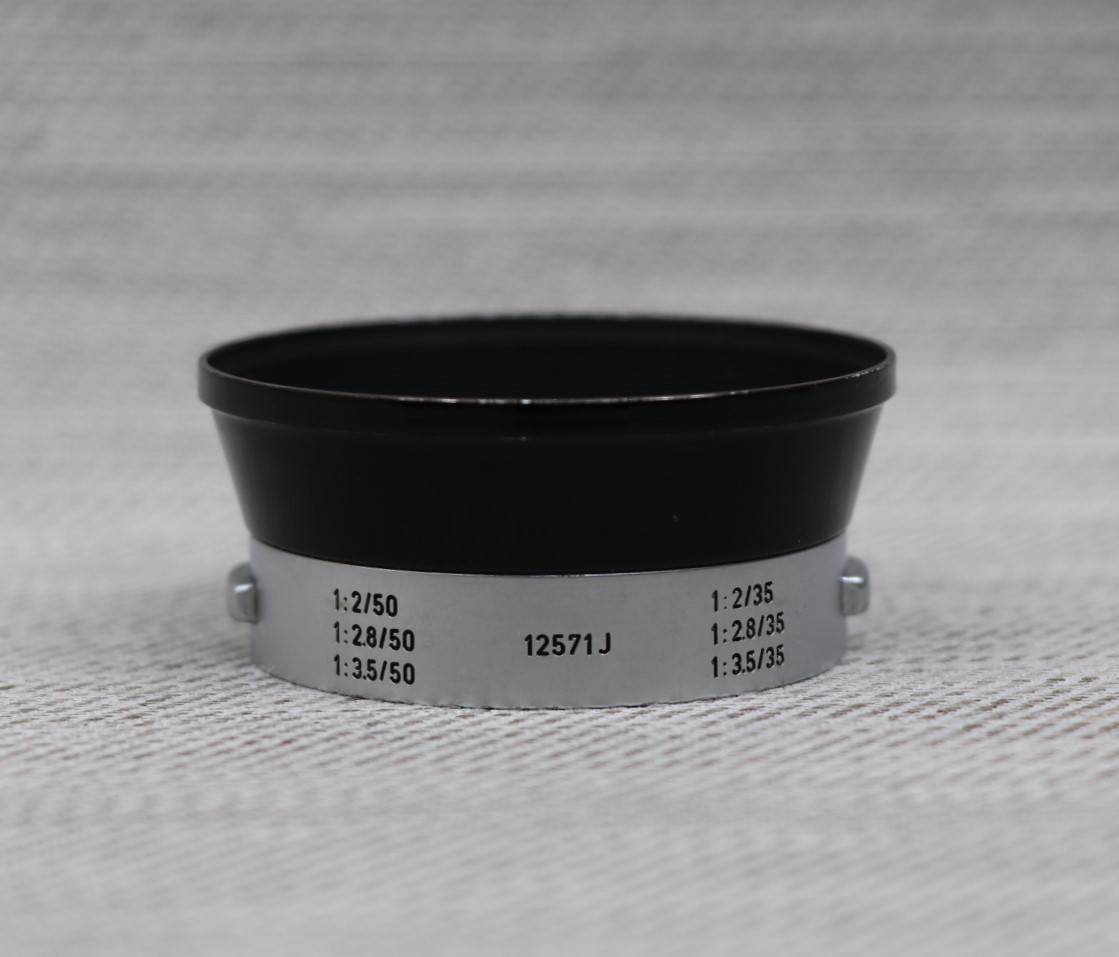 ◇ LEICA / ライカ 中古 フード LEITZ ライツ 35ミリ 50ミリ キャップ ブラック 黒 12571J ◇