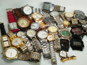 【ヒビノ02】まとめ売り☆CASIO・ELGIN・TIMEX・Berney・CITIZEN・JAL他☆腕時計/ジャンク品/24本
