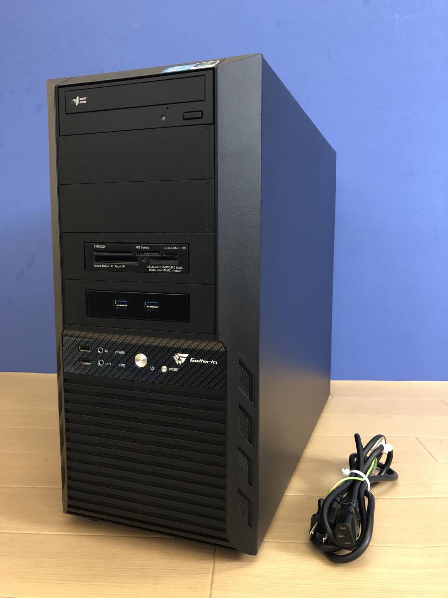 01-0424-70【GALLERIA】Corei7-3770 3.4GHz メモリ8GB HDD無し マザボ
