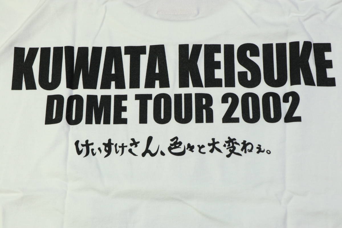 桑田佳祐 ROCK AND ROLL HERO Tシャツ 白 Lサイズ ドームツアー 2002年