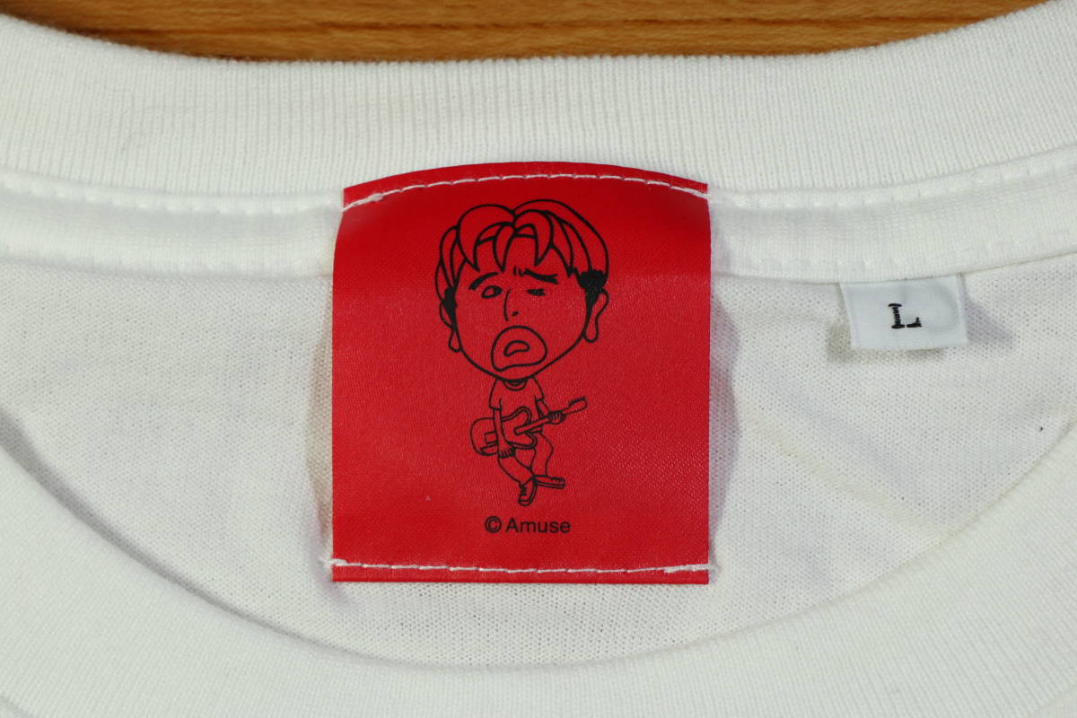 桑田佳祐 ROCK AND ROLL HERO Tシャツ 白 Lサイズ ドームツアー 2002年